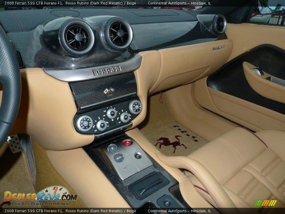 Controls of 2008 Ferrari 599 GTB Fiorano F1 Photo #20