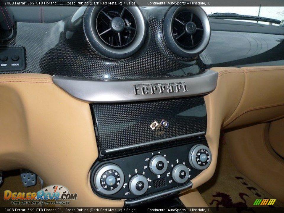 Controls of 2008 Ferrari 599 GTB Fiorano F1 Photo #21