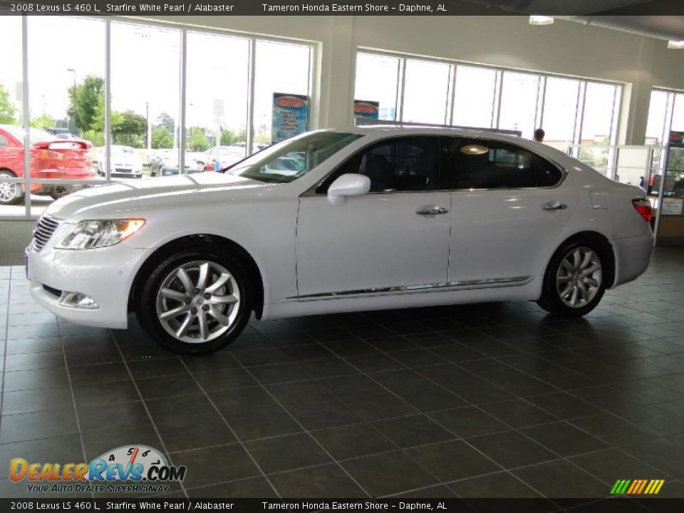 2008 Lexus LS 460 L Starfire White Pearl / Alabaster Photo #4