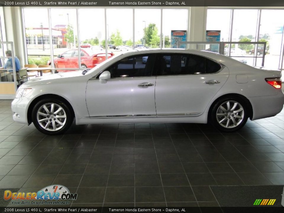 2008 Lexus LS 460 L Starfire White Pearl / Alabaster Photo #5