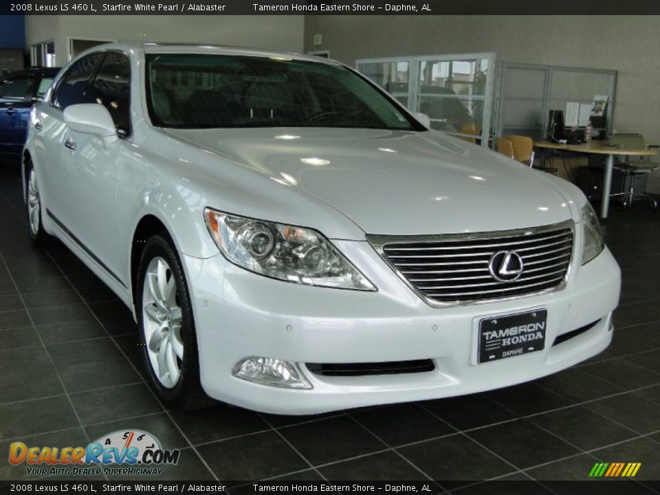 2008 Lexus LS 460 L Starfire White Pearl / Alabaster Photo #10