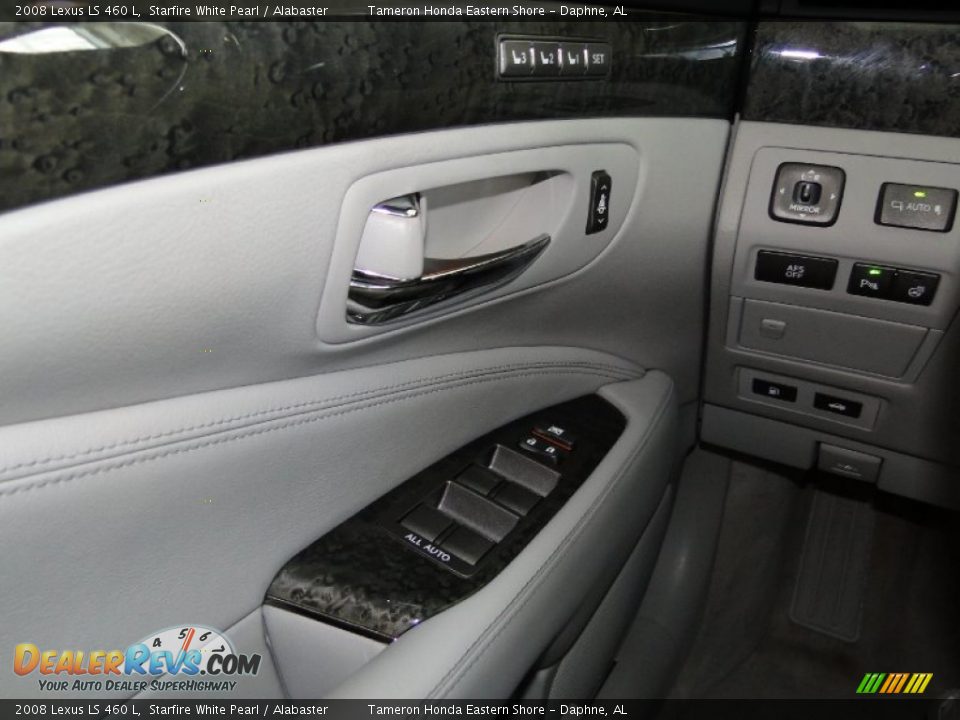 2008 Lexus LS 460 L Starfire White Pearl / Alabaster Photo #12