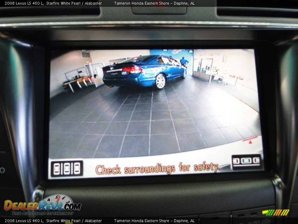 2008 Lexus LS 460 L Starfire White Pearl / Alabaster Photo #19