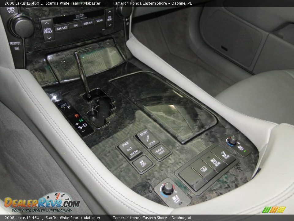 2008 Lexus LS 460 L Starfire White Pearl / Alabaster Photo #20