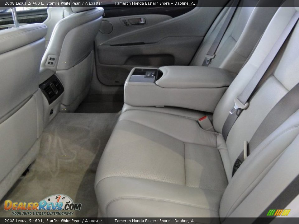 2008 Lexus LS 460 L Starfire White Pearl / Alabaster Photo #25