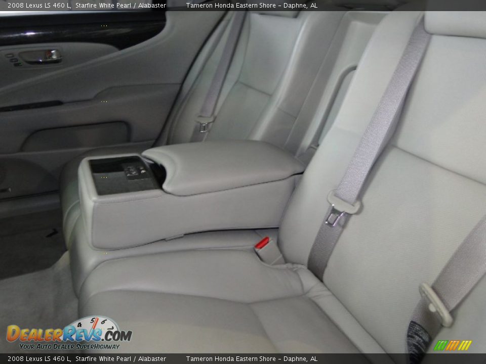 2008 Lexus LS 460 L Starfire White Pearl / Alabaster Photo #26