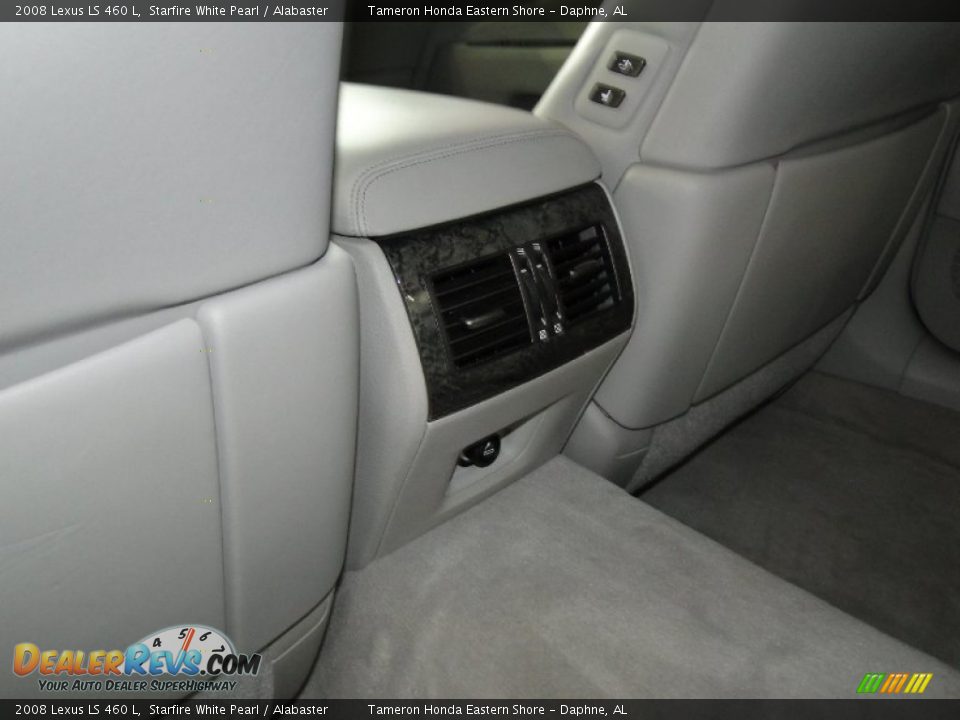 2008 Lexus LS 460 L Starfire White Pearl / Alabaster Photo #27