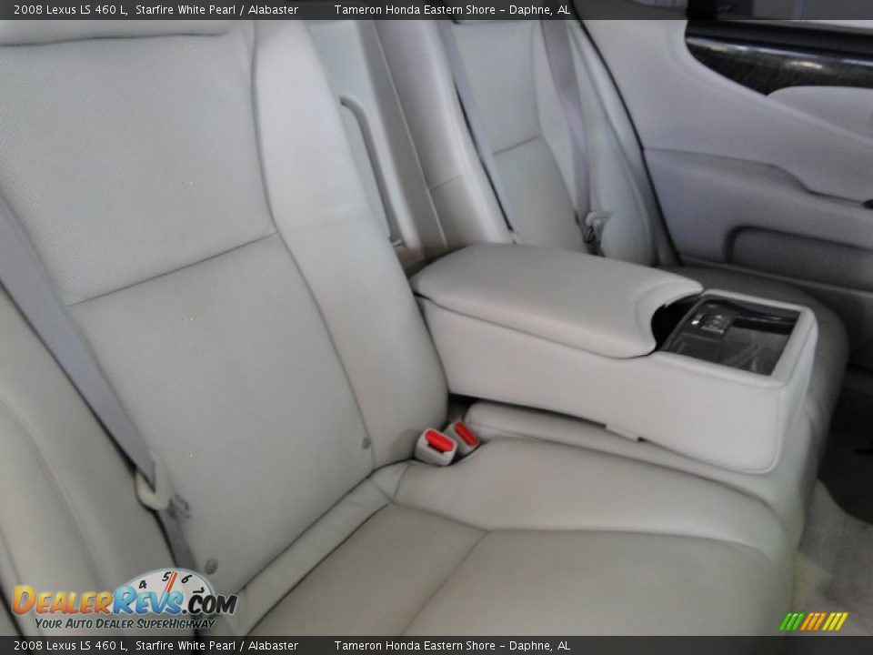 2008 Lexus LS 460 L Starfire White Pearl / Alabaster Photo #29