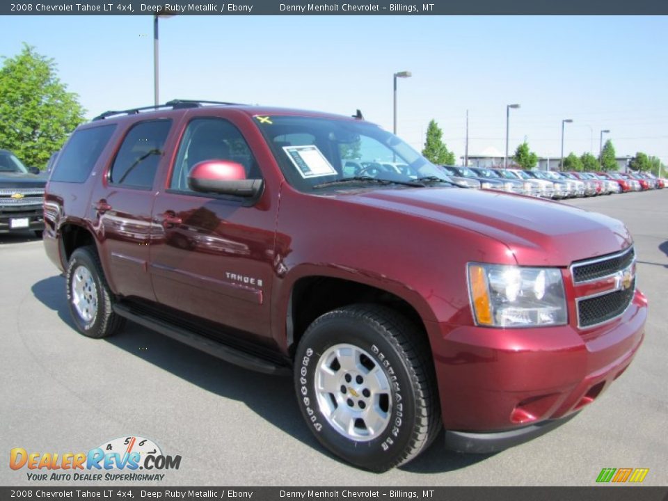 2008 Chevrolet Tahoe LT 4x4 Deep Ruby Metallic / Ebony Photo #1