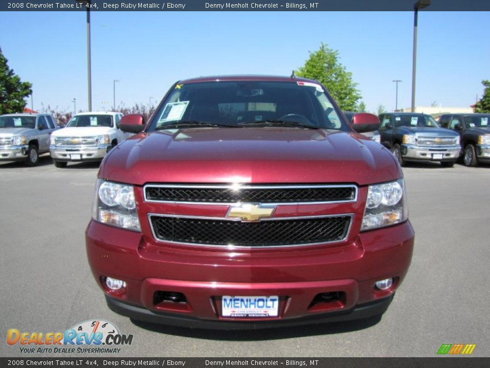2008 Chevrolet Tahoe LT 4x4 Deep Ruby Metallic / Ebony Photo #2