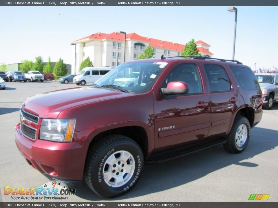 2008 Chevrolet Tahoe LT 4x4 Deep Ruby Metallic / Ebony Photo #3