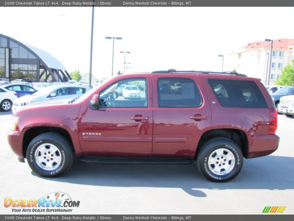 2008 Chevrolet Tahoe LT 4x4 Deep Ruby Metallic / Ebony Photo #4