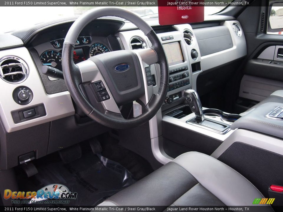 Steel Gray/Black Interior - 2011 Ford F150 Limited SuperCrew Photo #4