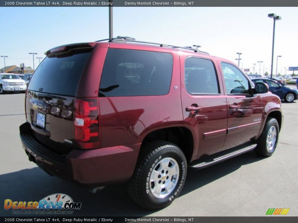 2008 Chevrolet Tahoe LT 4x4 Deep Ruby Metallic / Ebony Photo #7