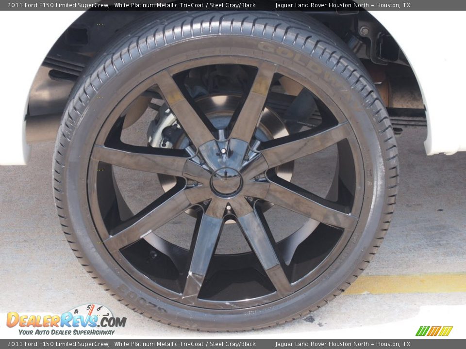 Custom Wheels of 2011 Ford F150 Limited SuperCrew Photo #7