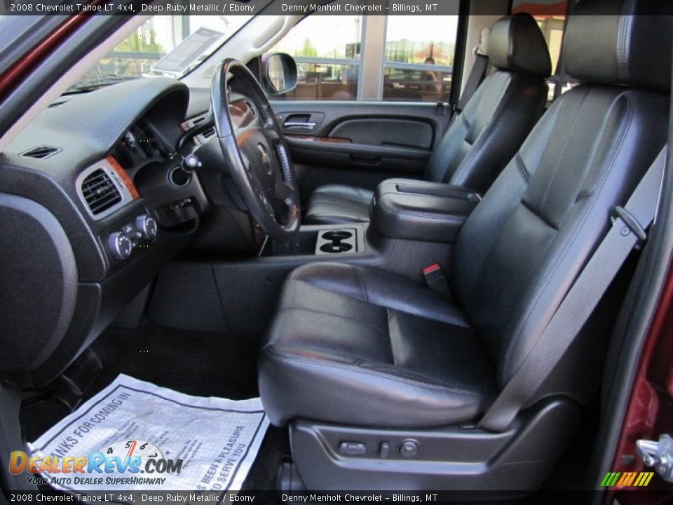 2008 Chevrolet Tahoe LT 4x4 Deep Ruby Metallic / Ebony Photo #8