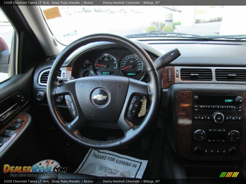 2008 Chevrolet Tahoe LT 4x4 Deep Ruby Metallic / Ebony Photo #9