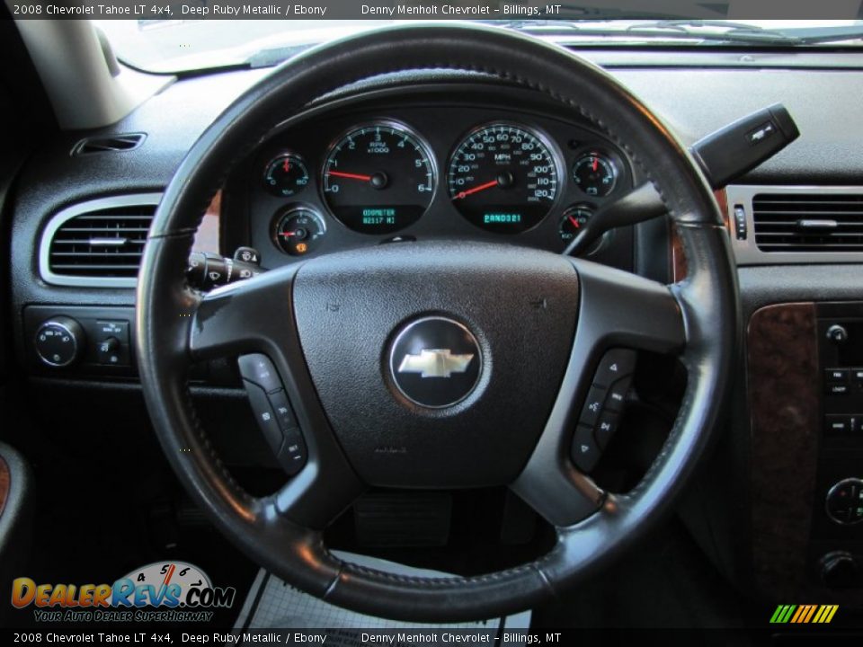2008 Chevrolet Tahoe LT 4x4 Deep Ruby Metallic / Ebony Photo #11