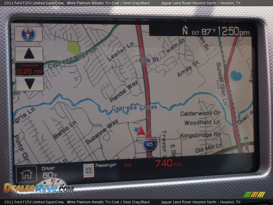 Navigation of 2011 Ford F150 Limited SuperCrew Photo #17