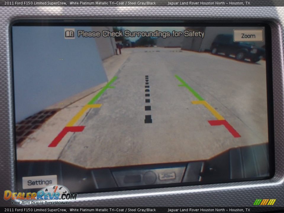 2011 Ford F150 Limited SuperCrew White Platinum Metallic Tri-Coat / Steel Gray/Black Photo #18