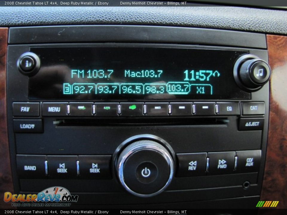 2008 Chevrolet Tahoe LT 4x4 Deep Ruby Metallic / Ebony Photo #20