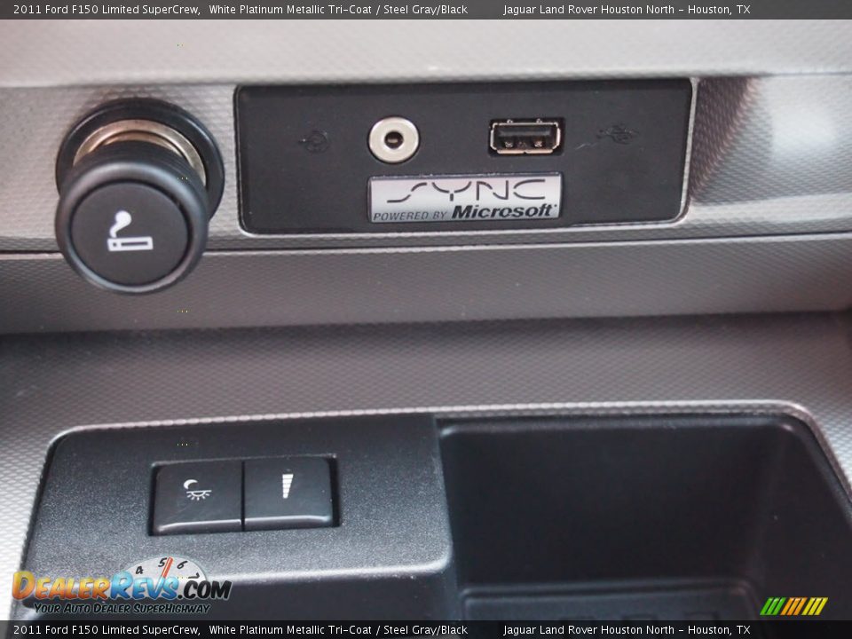 2011 Ford F150 Limited SuperCrew White Platinum Metallic Tri-Coat / Steel Gray/Black Photo #20
