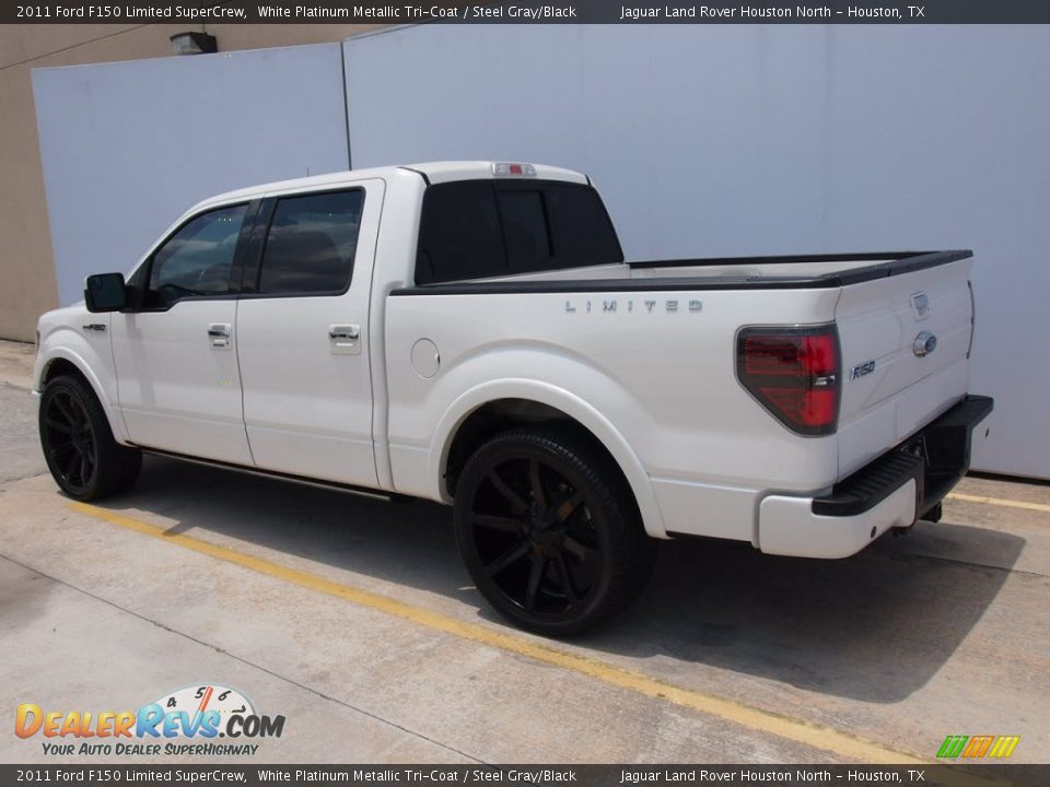 White Platinum Metallic Tri-Coat 2011 Ford F150 Limited SuperCrew Photo #24