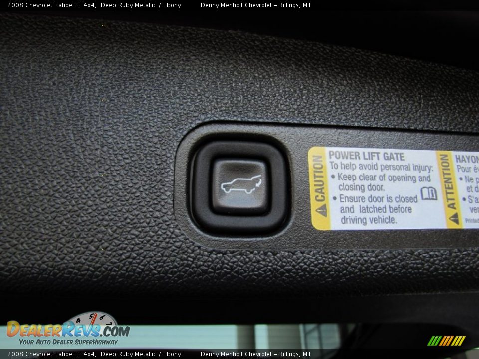 2008 Chevrolet Tahoe LT 4x4 Deep Ruby Metallic / Ebony Photo #35