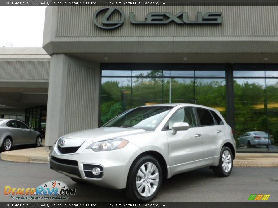 2011 Acura RDX SH-AWD Palladium Metallic / Taupe Photo #1
