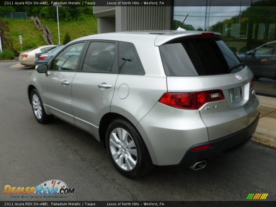 2011 Acura RDX SH-AWD Palladium Metallic / Taupe Photo #3