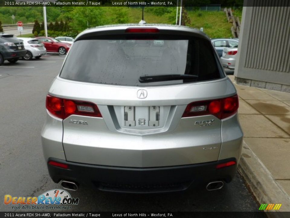 2011 Acura RDX SH-AWD Palladium Metallic / Taupe Photo #4