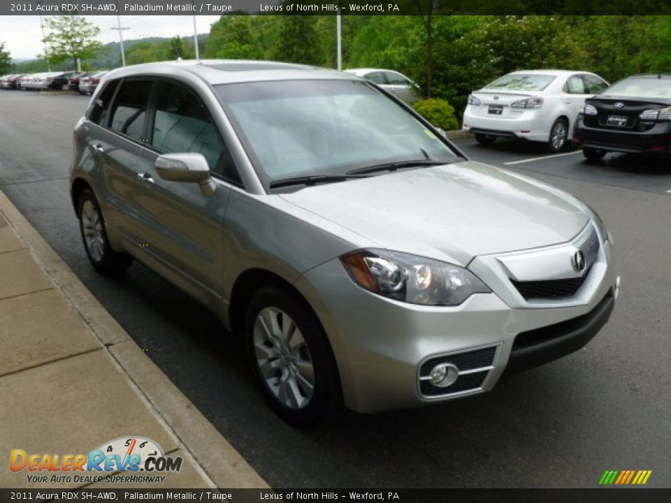 2011 Acura RDX SH-AWD Palladium Metallic / Taupe Photo #6