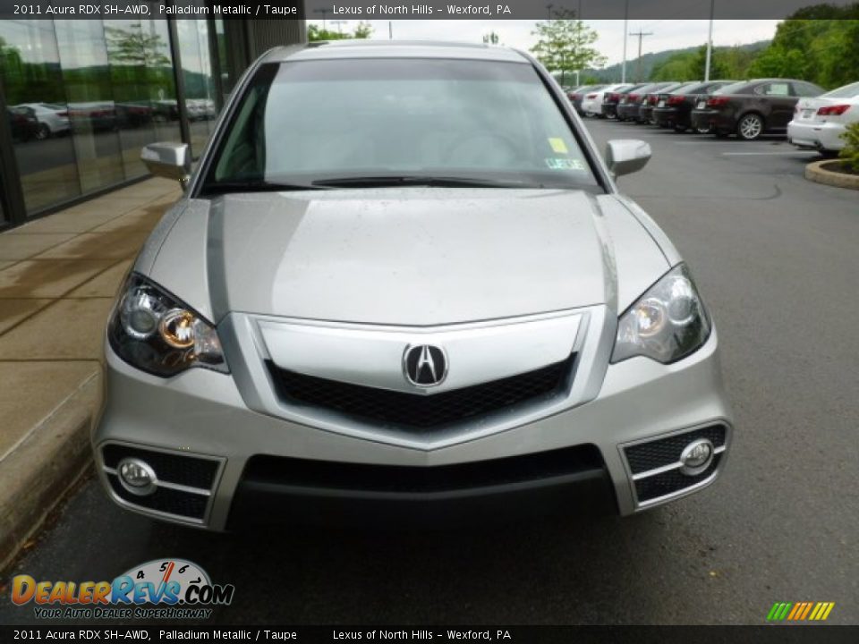 2011 Acura RDX SH-AWD Palladium Metallic / Taupe Photo #7