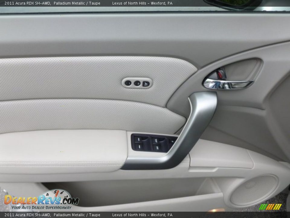 2011 Acura RDX SH-AWD Palladium Metallic / Taupe Photo #12