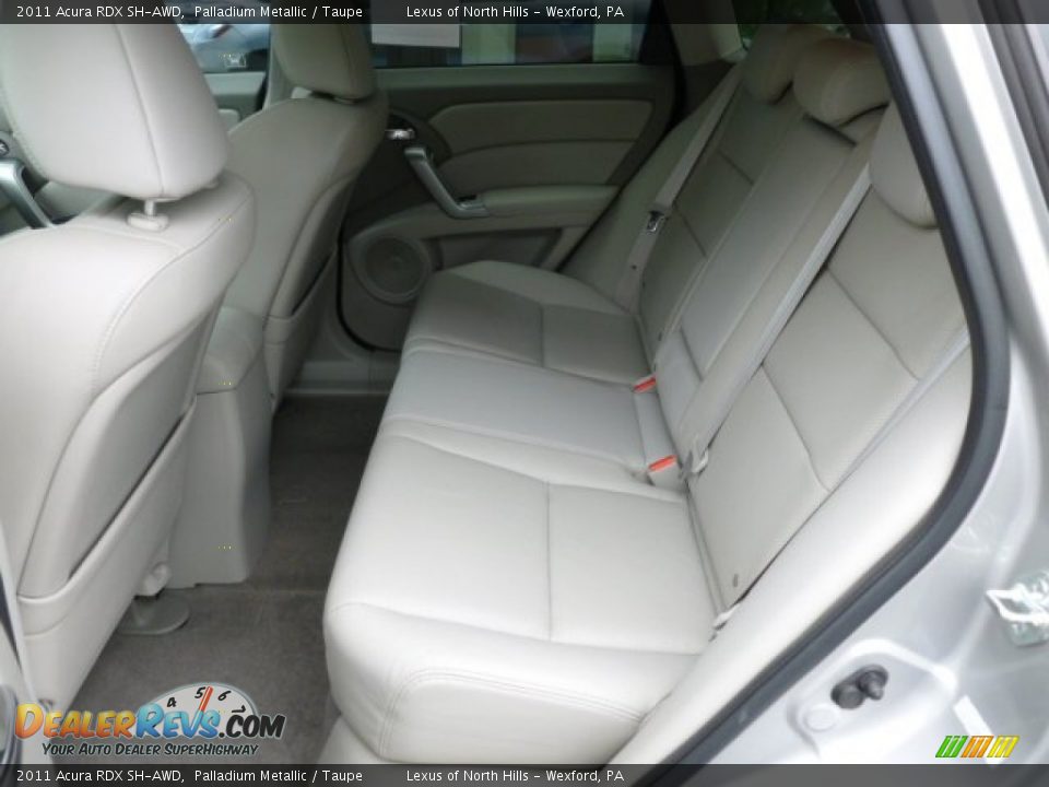 2011 Acura RDX SH-AWD Palladium Metallic / Taupe Photo #13