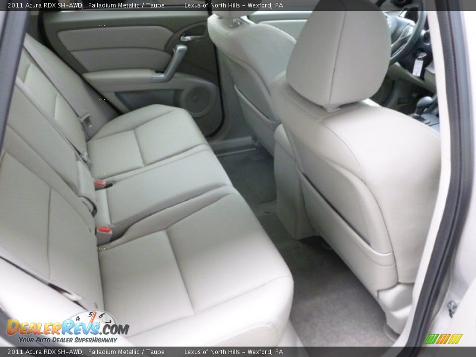 2011 Acura RDX SH-AWD Palladium Metallic / Taupe Photo #16