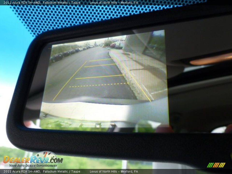 2011 Acura RDX SH-AWD Palladium Metallic / Taupe Photo #18