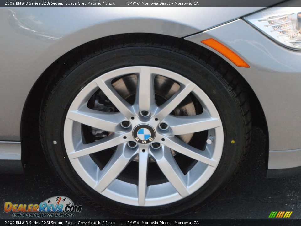 2009 BMW 3 Series 328i Sedan Space Grey Metallic / Black Photo #2