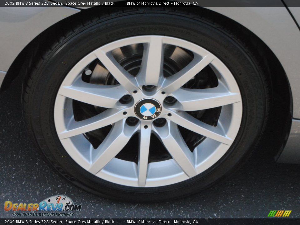 2009 BMW 3 Series 328i Sedan Space Grey Metallic / Black Photo #9