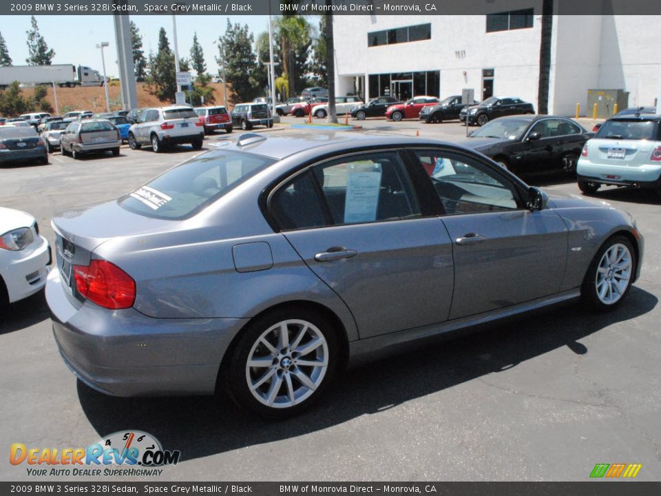 2009 BMW 3 Series 328i Sedan Space Grey Metallic / Black Photo #10