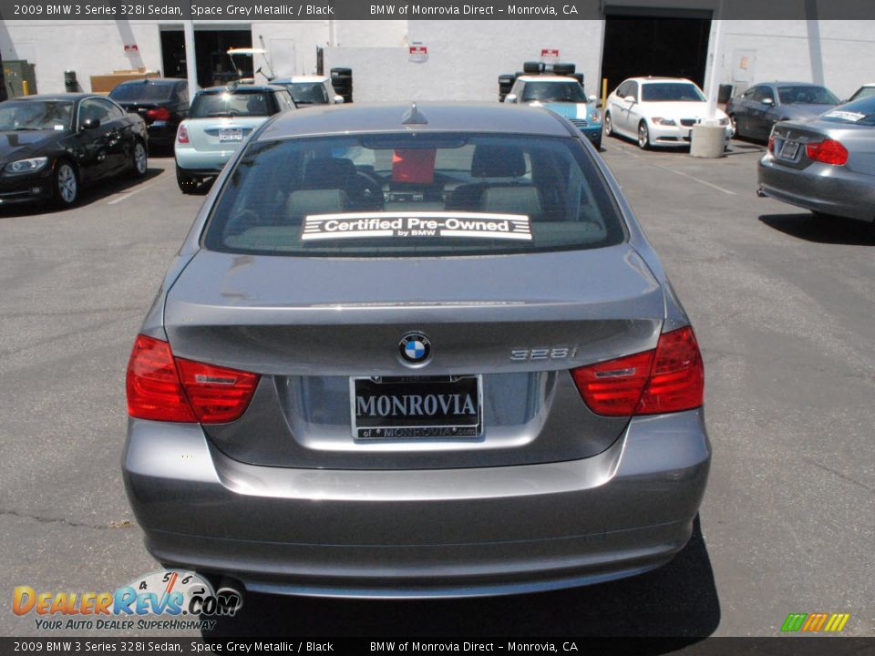 2009 BMW 3 Series 328i Sedan Space Grey Metallic / Black Photo #11