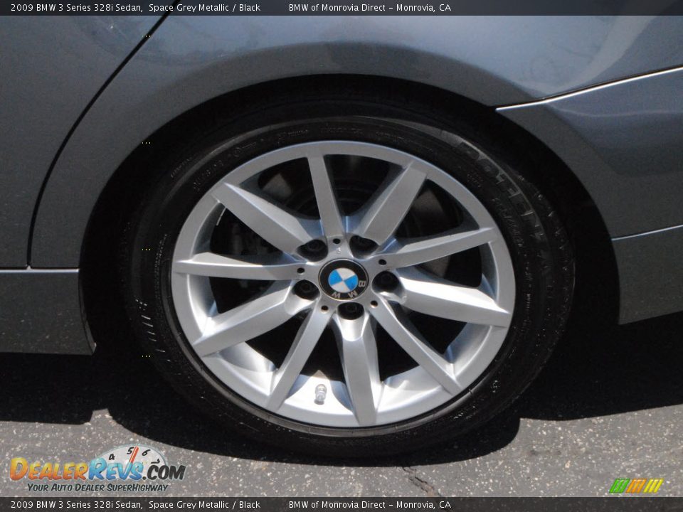 2009 BMW 3 Series 328i Sedan Space Grey Metallic / Black Photo #13