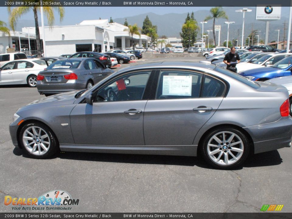 2009 BMW 3 Series 328i Sedan Space Grey Metallic / Black Photo #14