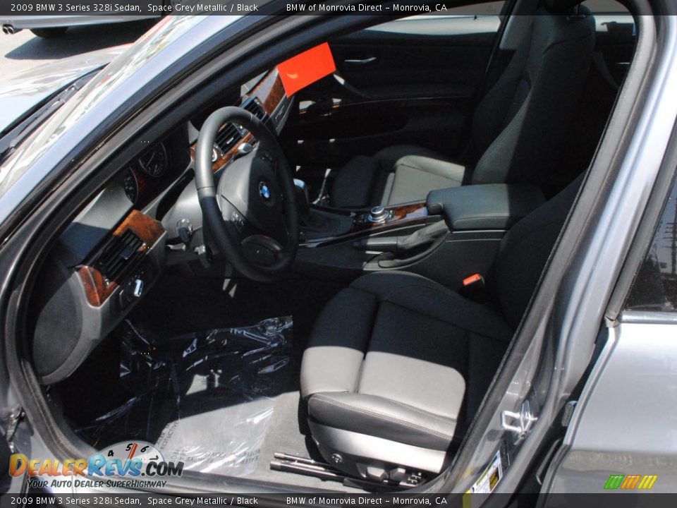 2009 BMW 3 Series 328i Sedan Space Grey Metallic / Black Photo #17