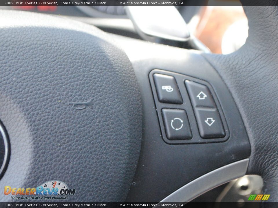 2009 BMW 3 Series 328i Sedan Space Grey Metallic / Black Photo #24