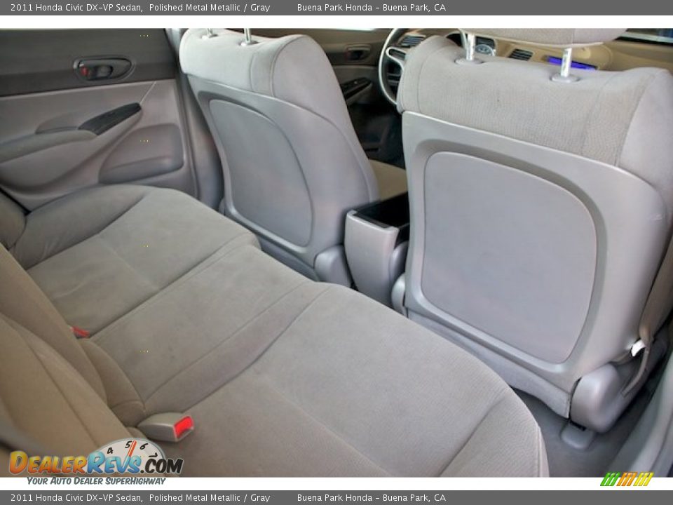 2011 Honda Civic DX-VP Sedan Polished Metal Metallic / Gray Photo #15