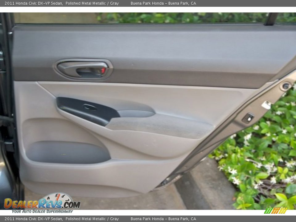 2011 Honda Civic DX-VP Sedan Polished Metal Metallic / Gray Photo #26