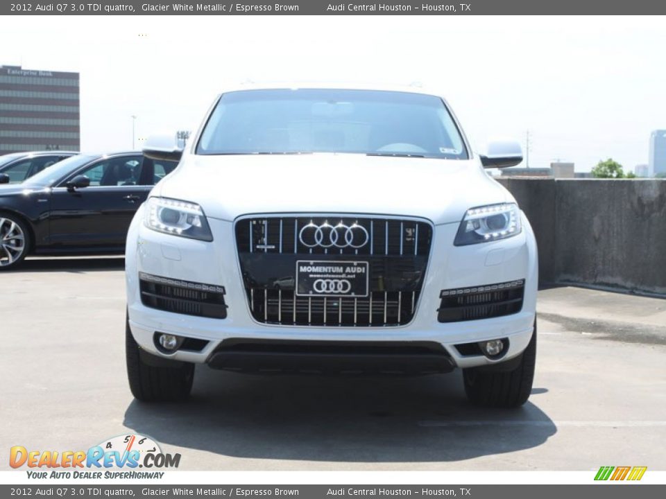 2012 Audi Q7 3.0 TDI quattro Glacier White Metallic / Espresso Brown Photo #2