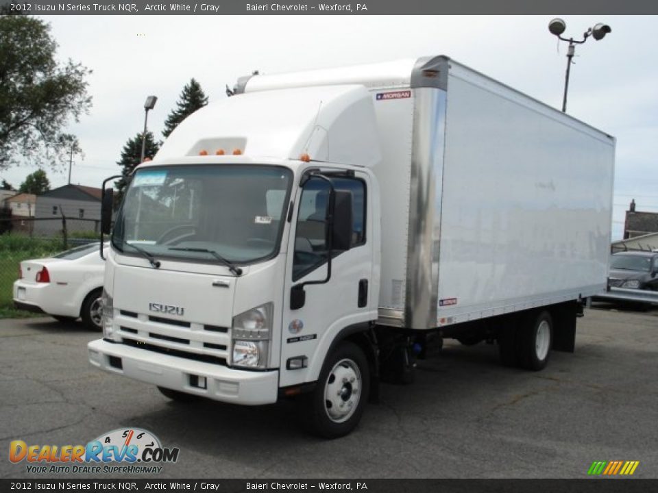 2012 Isuzu N Series Truck NQR Arctic White / Gray Photo #2