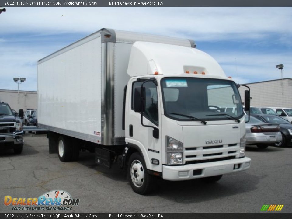 2012 Isuzu N Series Truck NQR Arctic White / Gray Photo #4